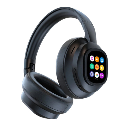 Bluetooth Headphones with LCD Display, Voice Control, Noise Isolation for Music and Calls
