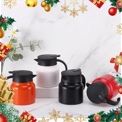 Stainless Steel Travel Flask | Leak-Proof Insulated Bottle with Easy Pour Spout and Tea Infuser