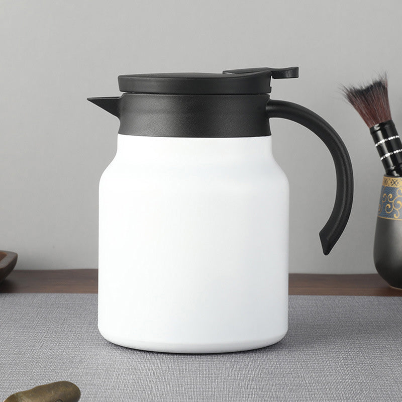 Stainless Steel Travel Flask | Leak-Proof Insulated Bottle with Easy Pour Spout and Tea Infuser
