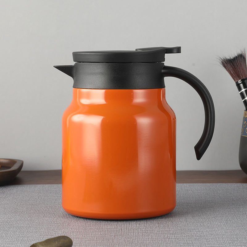 Stainless Steel Travel Flask | Leak-Proof Insulated Bottle with Easy Pour Spout and Tea Infuser