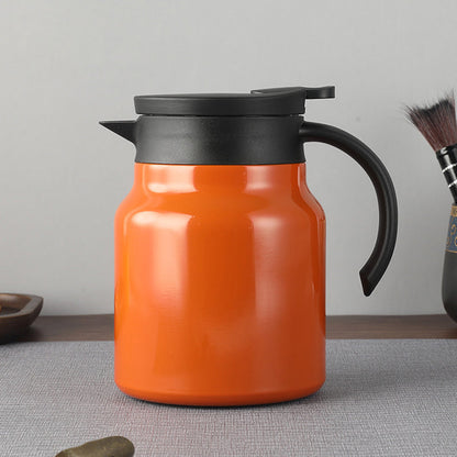 Stainless Steel Travel Flask | Leak-Proof Insulated Bottle with Easy Pour Spout and Tea Infuser