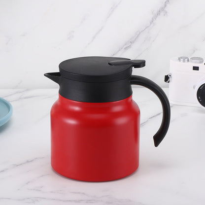 Stainless Steel Travel Flask | Leak-Proof Insulated Bottle with Easy Pour Spout and Tea Infuser