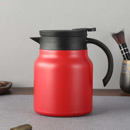 Stainless Steel Travel Flask | Leak-Proof Insulated Bottle with Easy Pour Spout and Tea Infuser