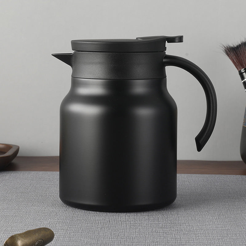 Stainless Steel Travel Flask | Leak-Proof Insulated Bottle with Easy Pour Spout and Tea Infuser