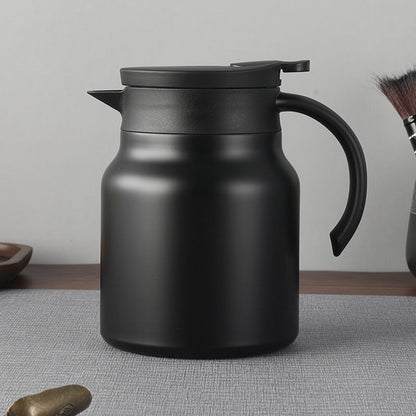 Stainless Steel Travel Flask | Leak-Proof Insulated Bottle with Easy Pour Spout and Tea Infuser