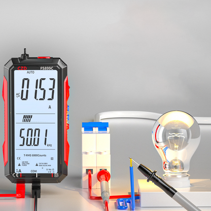 Compact USB Rechargeable Digital Meter with Auto-Range