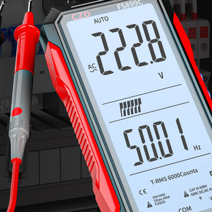 Compact USB Rechargeable Digital Meter with Auto-Range