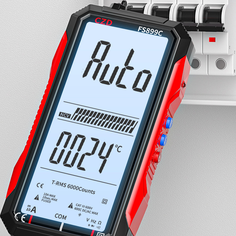 Compact USB Rechargeable Digital Meter with Auto-Range