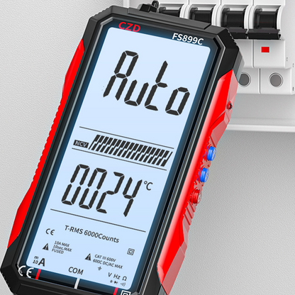 Compact USB Rechargeable Digital Meter with Auto-Range