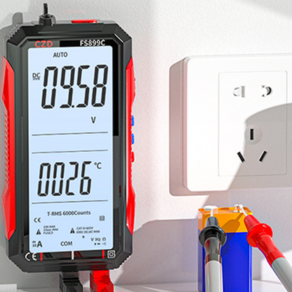 Compact USB Rechargeable Digital Meter with Auto-Range