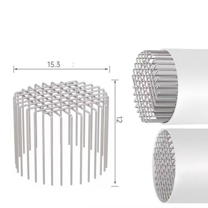 Premium Stainless Steel Vent Guard for Dryer Exhaust | Fits 50–200 mm Pipes | No Tools Required