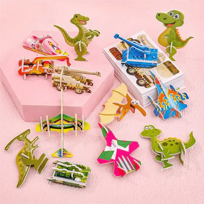 3D Cartoon Puzzle Collection for Kids