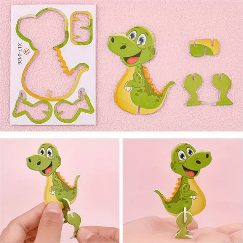 3D Cartoon Puzzle Collection for Kids