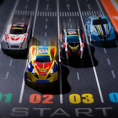 Mini Retro Car Set with 48 Vehicles and Built-in Garage for Kids