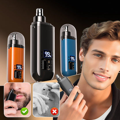 Cordless Nose Hair Trimmer with 360° Blade Precision