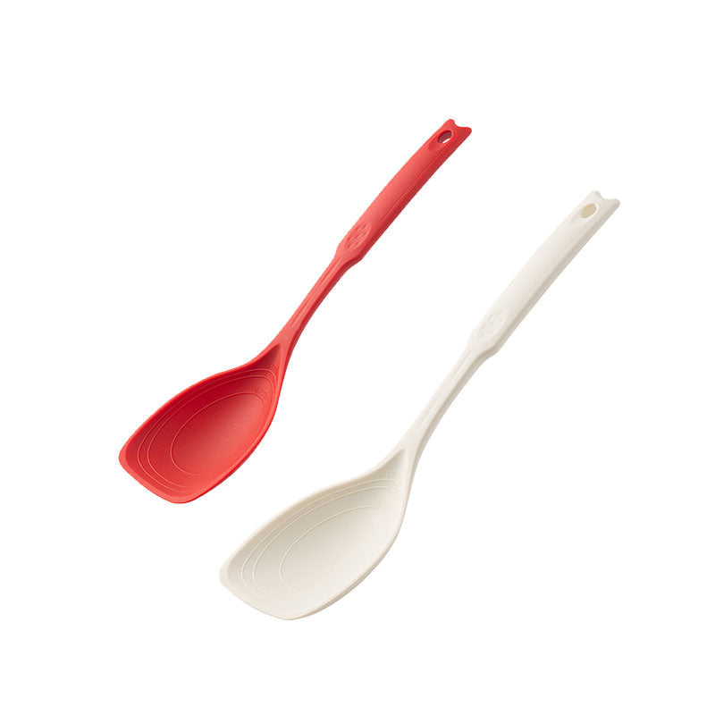 Versatile Heat-Resistant Silicone Spatula and Spoon Combo