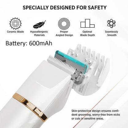All-in-One Grooming Kit with Charging Dock