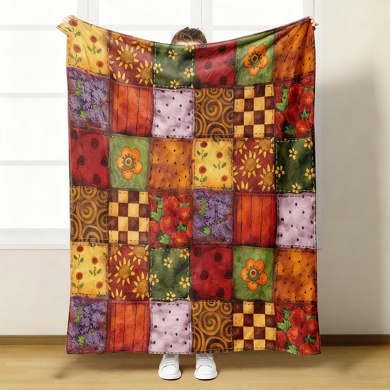 Cozy Floral Throw Blanket in Multiple Sizes & Designs