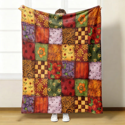 Cozy Floral Throw Blanket in Multiple Sizes & Designs