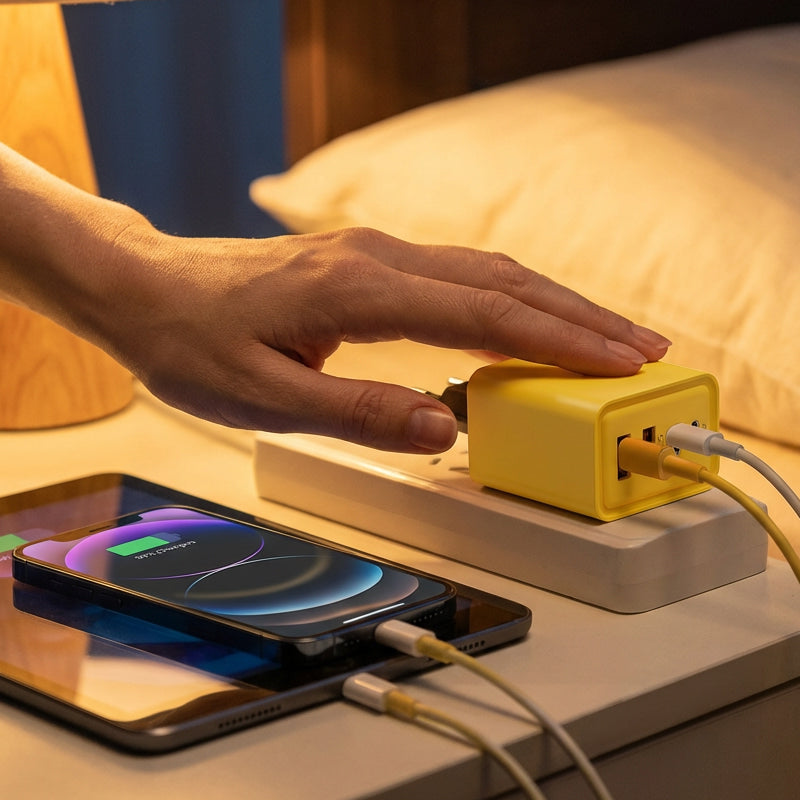 120W Fast Charging USB Hub with 4 Ports