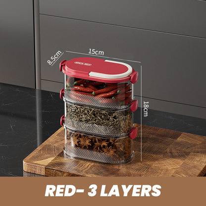 Spice Organizer for Fresh Aromas at the Touch of a Button