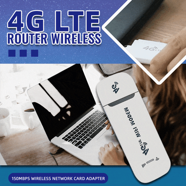Portable 4G Wireless Router | 150 Mbps Hotspot for 10 Devices