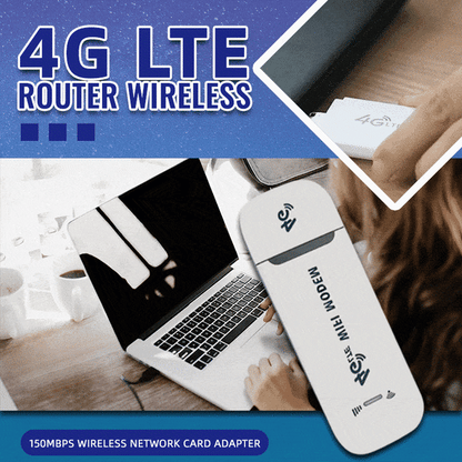 Portable 4G Wireless Router | 150 Mbps Hotspot for 10 Devices