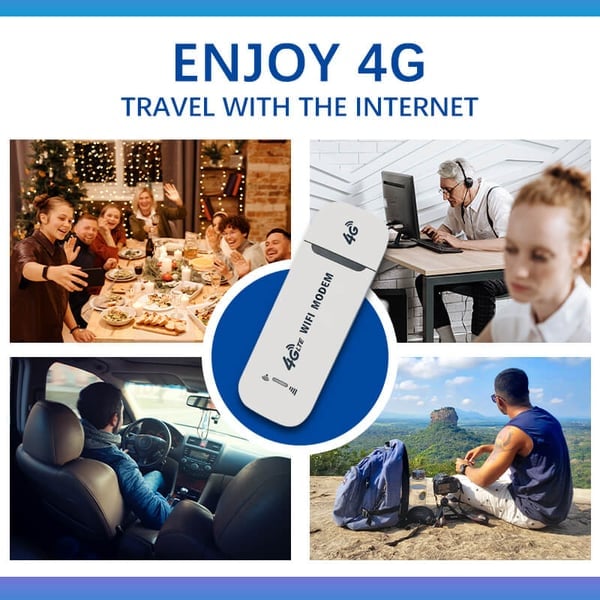 Portable 4G Wireless Router | 150 Mbps Hotspot for 10 Devices