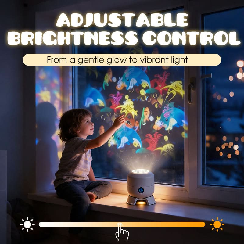 LED Projector Light with Rotating Feature for Room Atmosphere