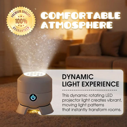 LED Projector Light with Rotating Feature for Room Atmosphere