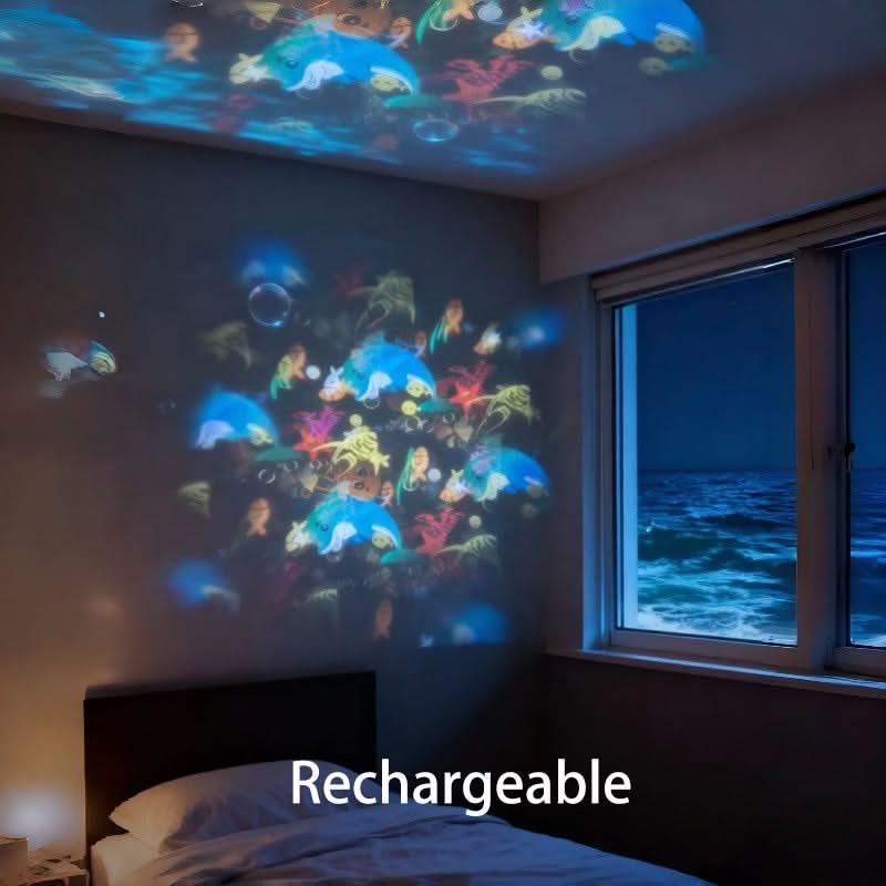 LED Projector Light with Rotating Feature for Room Atmosphere