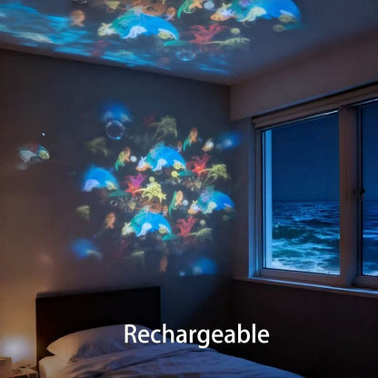 LED Projector Light with Rotating Feature for Room Atmosphere