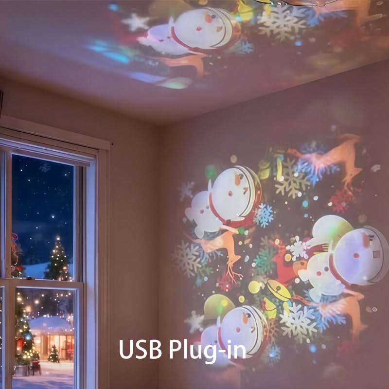 LED Projector Light with Rotating Feature for Room Atmosphere