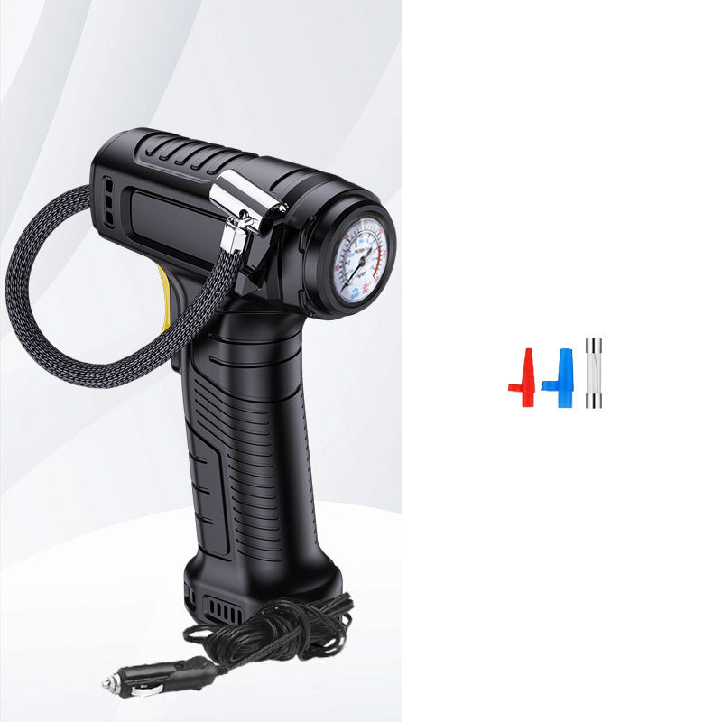 Portable Cordless Air Pump with Digital Display | Auto Stop & Pressure Setting | 35 L/min, LED Light | Perfect for Cars, Bikes & Balls