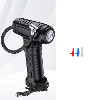 Portable Cordless Air Pump with Digital Display | Auto Stop & Pressure Setting | 35 L/min, LED Light | Perfect for Cars, Bikes & Balls