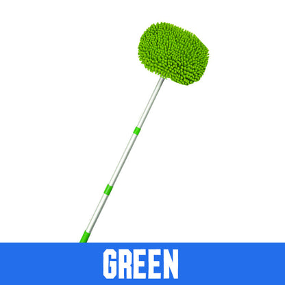 Extendable Car Cleaning Mop 57–115 cm | Scratch-Free Microfiber Head | Lightweight & Sturdy | Extra Mop Included