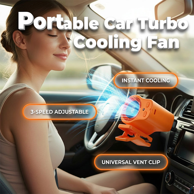 Clamp-Mounted Auto Fan with Three Speed Options