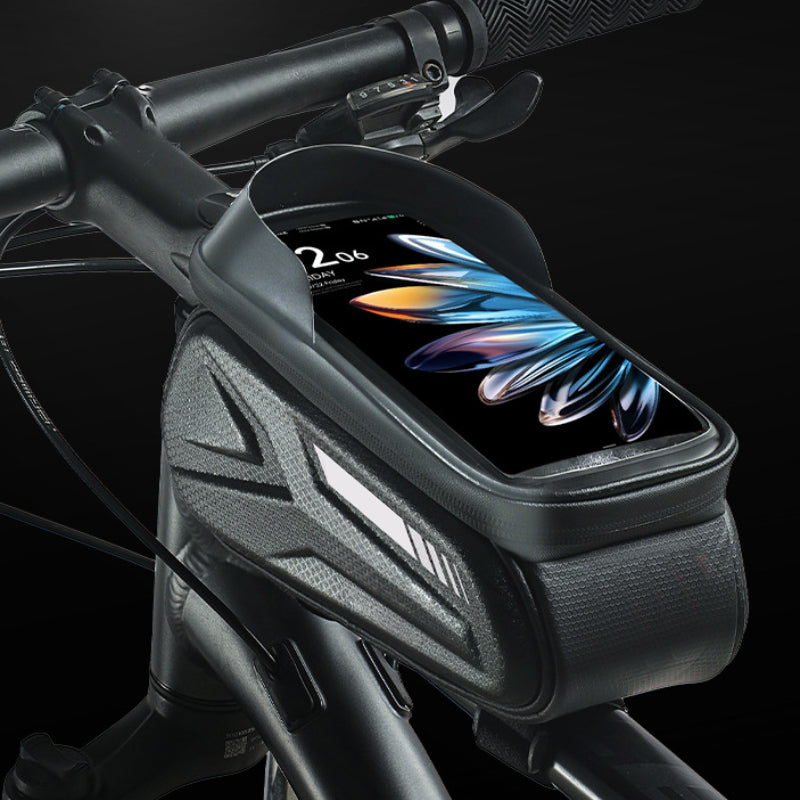 Waterproof Bike Frame Bag with Phone Holder