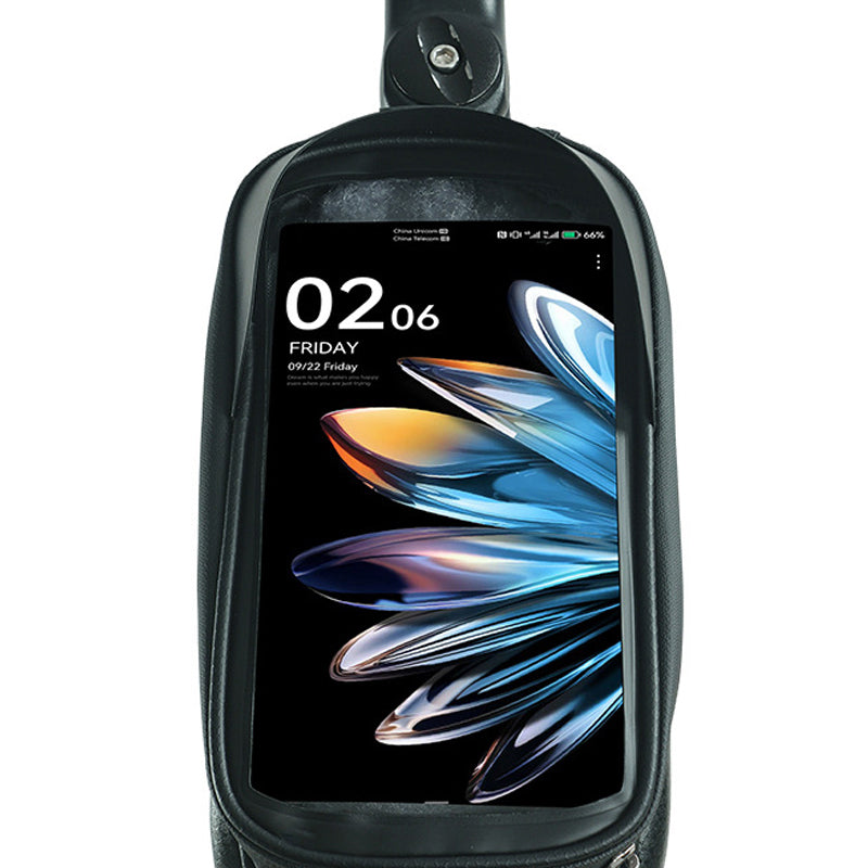 Waterproof Bike Frame Bag with Phone Holder