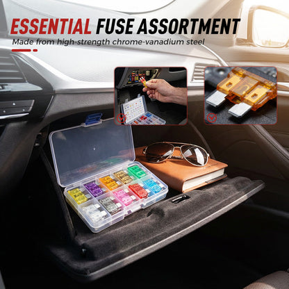 300-Piece Automotive Fuse Kit with Fuse Puller Included