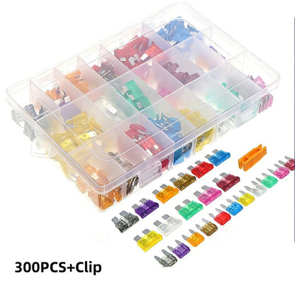 300-Piece Automotive Fuse Kit with Fuse Puller Included