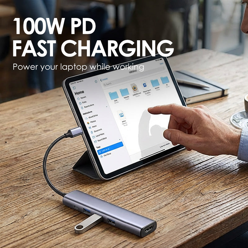 USB-C Hub with 4K HDMI Output – 5 Functions