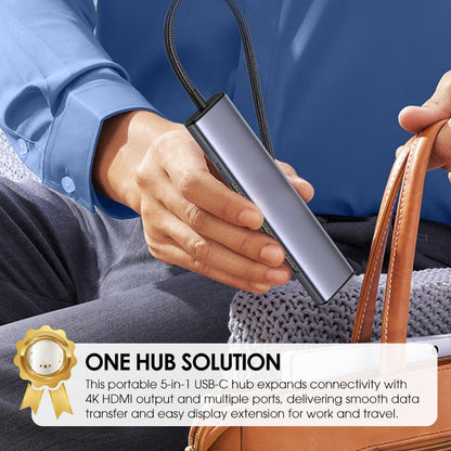 USB-C Hub with 4K HDMI Output – 5 Functions