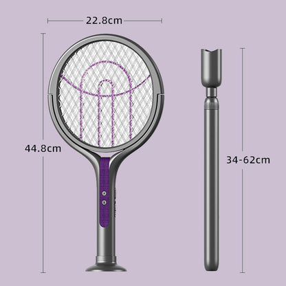 Electric Swatter and Mosquito Trap with UV Light – 2-in-1 Device