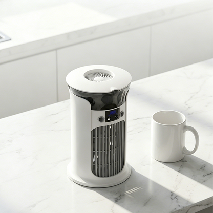 Desktop Fan and Air Cooler – 3-in-1 Cooling Device