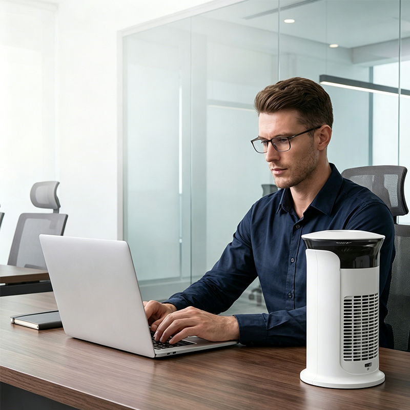 Desktop Fan and Air Cooler – 3-in-1 Cooling Device