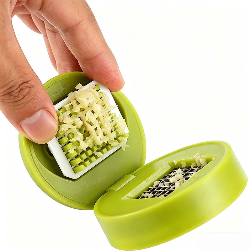 Garlic Master | Manual Press with Stainless Steel Catcher for Garlic and More
