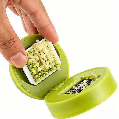 Garlic Master | Manual Press with Stainless Steel Catcher for Garlic and More