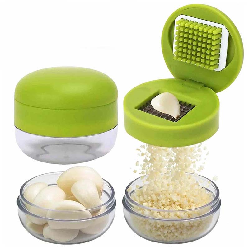 Garlic Master | Manual Press with Stainless Steel Catcher for Garlic and More