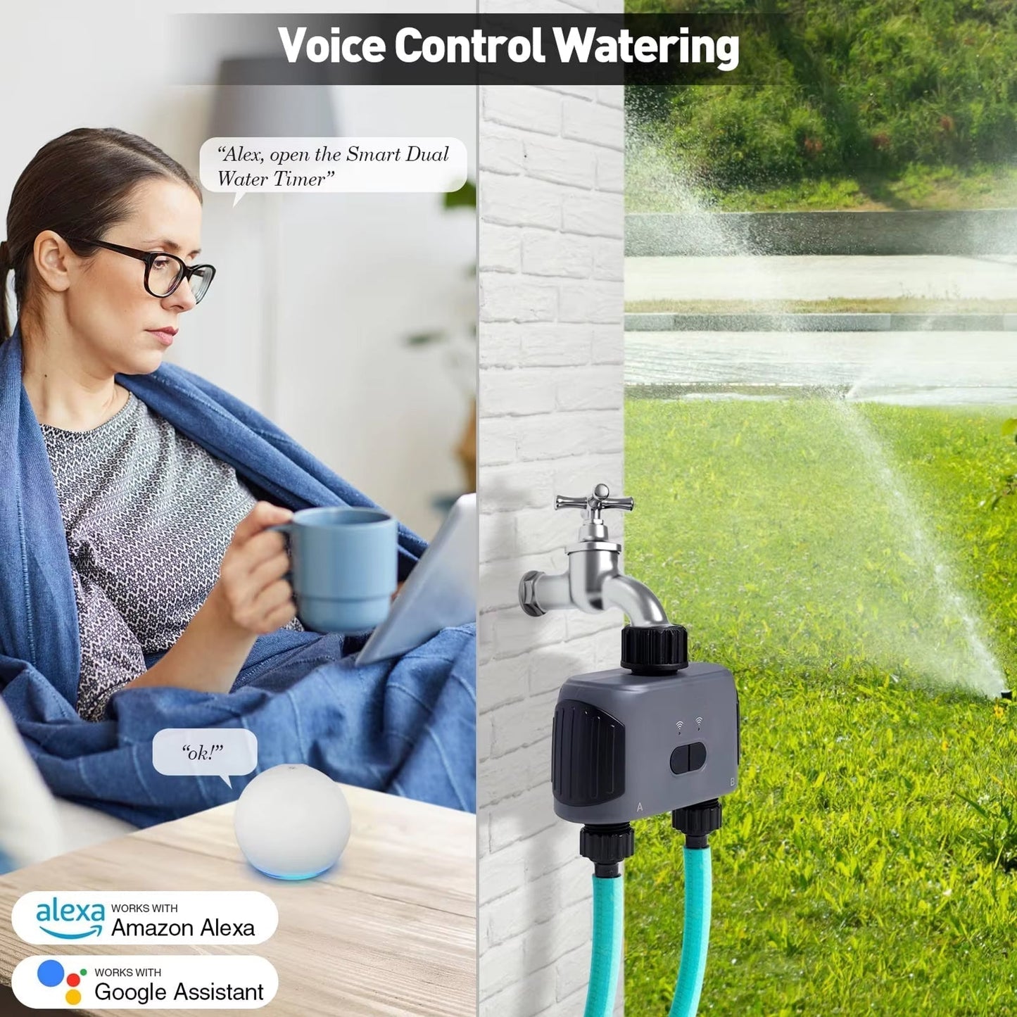 Watering Can with Spray Function
